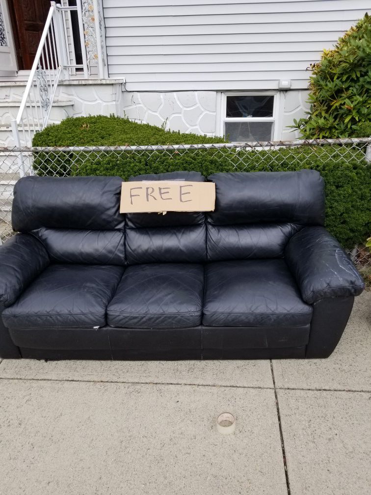 Free leather couch