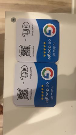 Google review business cards