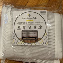 Breathable Baby Mesh Crib Liner