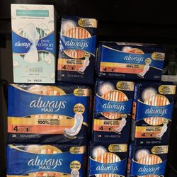 Brand New Always Bundle All For ($45)(Cash Only)(price Is Firm)(Almost $70 With Taxes) 