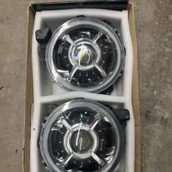 Jeep JL Or Gladiator Headlights And Sun Shade 