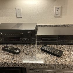 Technics Receiver Like New Plus Free CD Player