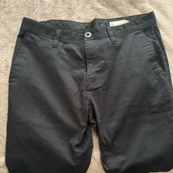 3 Pairs Of Men’s Pants (1 RVCA and 2 Volcom)