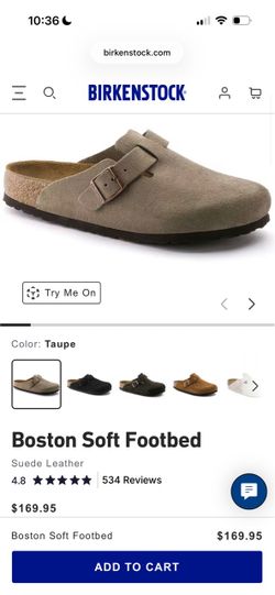 Birkenstock Clogs Boston Size 9-9.4 (EU 42)
