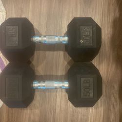 Fixed Dumbbells Ranging From 35-45lbs