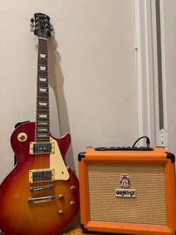 Epiphone Les Paul Standard + Orange Crush 20RT Amp