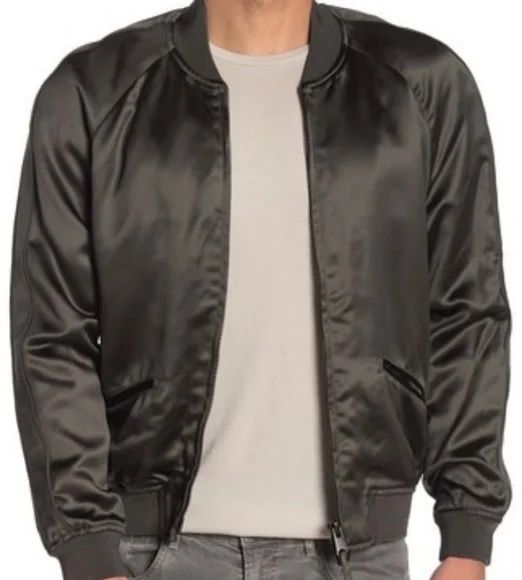 All Saints Bomber Jacket Large 