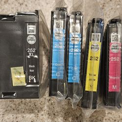 Epson 252 Ink Cartridges Combo Pack New