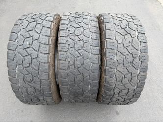 (3) 35x12.50R20 Toyo Open Country A/T