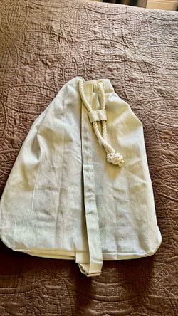 New  big laundry bag backpack color off white