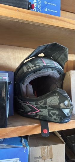 Pink Ribbon Riders Motocross Helmet