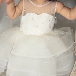 Baby Girl Flower Girl Dress $30