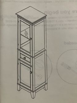 Fieldcrest Linen Armoire Cabinet