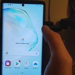 Cracked Screen Samsung Note 10 Plus 