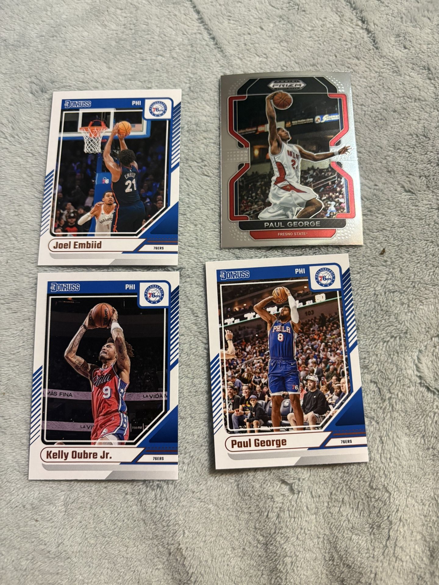 PHILADELPHIA 76ERS Panini Cards