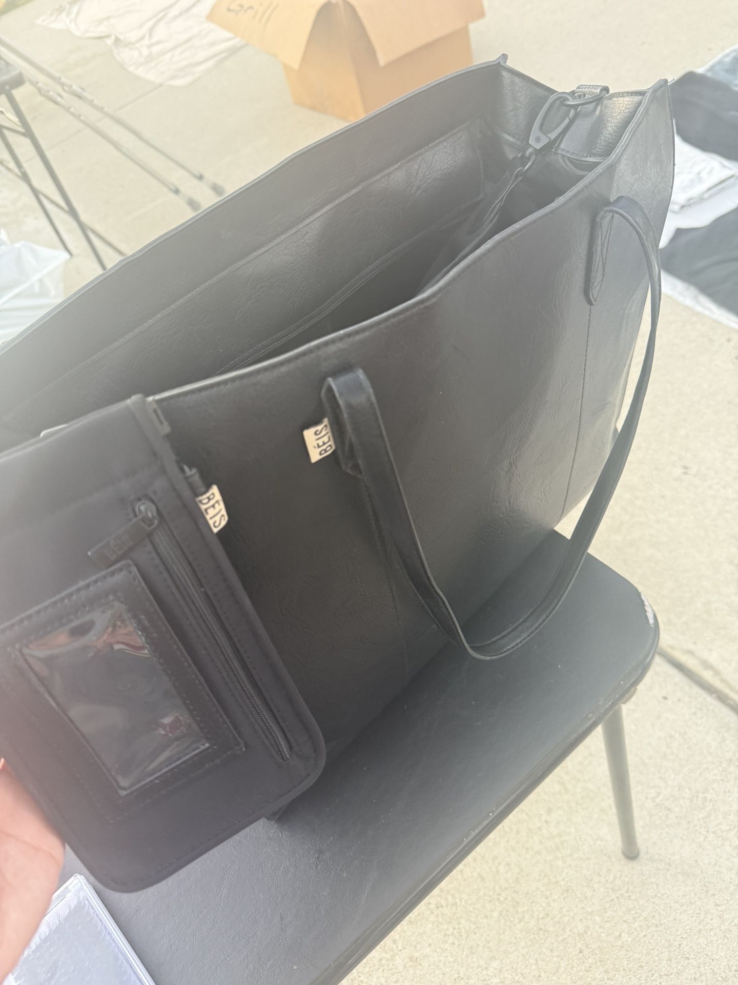 BÉIS Large Work Tote And Small Bag