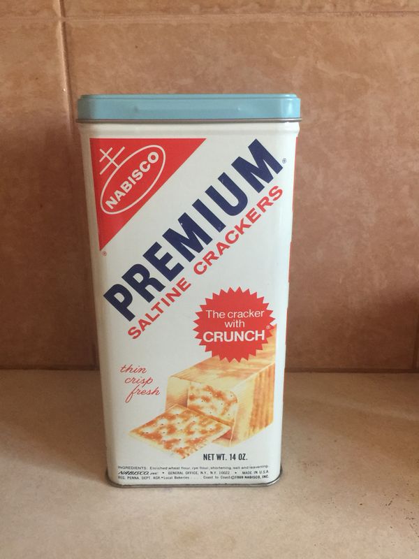 Nabisco Premium Saltine Crackers Tin