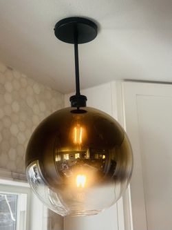 West Elm Sculptural Globe Flush Mount