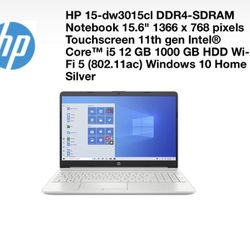 HP Laptop New 15.6" Touchscreen - 11th Gen Intel Core i5-1135G7