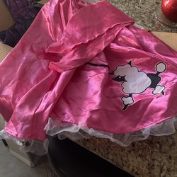 Small Kids Poodle Skirt And Scarf