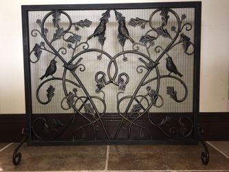 Fireplace screen