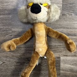 1993 Wile E Coyote 28" Wired Plush The 24 K Company