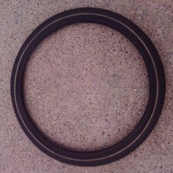 WANDA Tyre Bicycle City Tire P1072-20 26X2.125 (57-559) White Stripe Sidewall