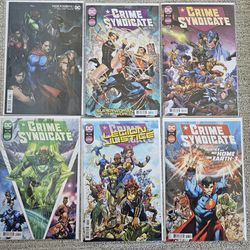 Justice League: No Justice (2018 DC) & Crime Syndicate (2021 DC)