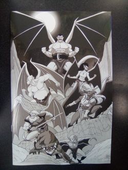 Gargoyles (2026) #1 Cover N Variant Edition 1:7 Drew Moss Line Art Virgin