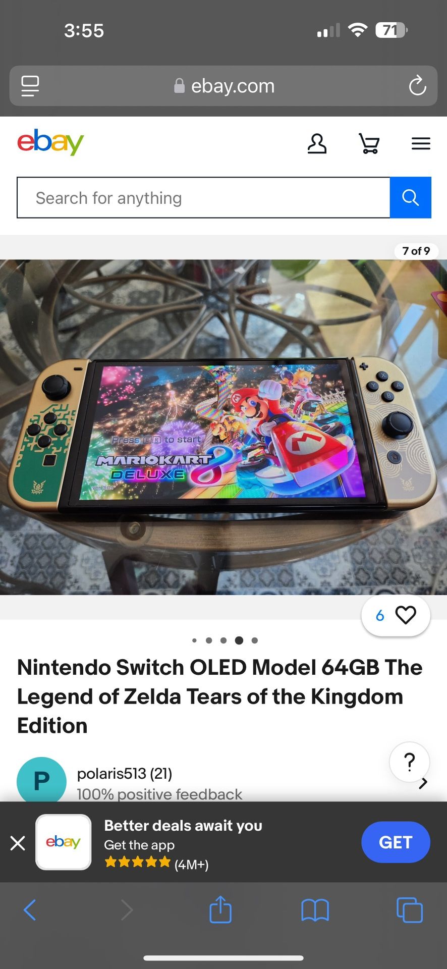Nintendo Switch Zelda Edition 