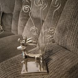 Silver Reindeer 11 Ring Loop  Foto Holder