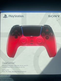PS5 Controller techno red