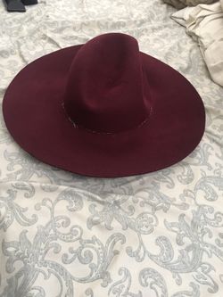 Chic Burgundy hat