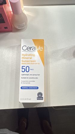 CeraVe Hydrating Mineral Sunscreen SPF 50