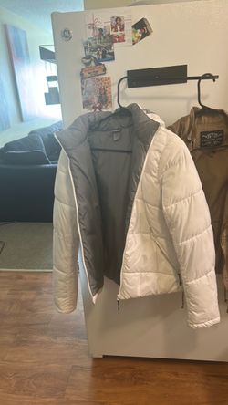 Champion, white jacket