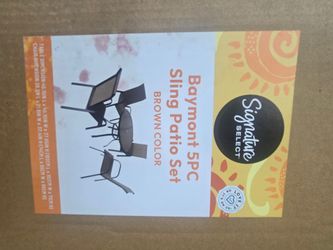 Baymont 5 pc sling patio set