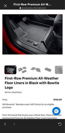 2024-2026 Chevy Traverse All-Weather Liners and Cargo Liner