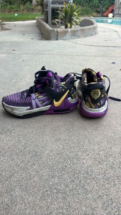 Nike LeBron Witness 7 SE GS 'Lakers Graffiti' Youth