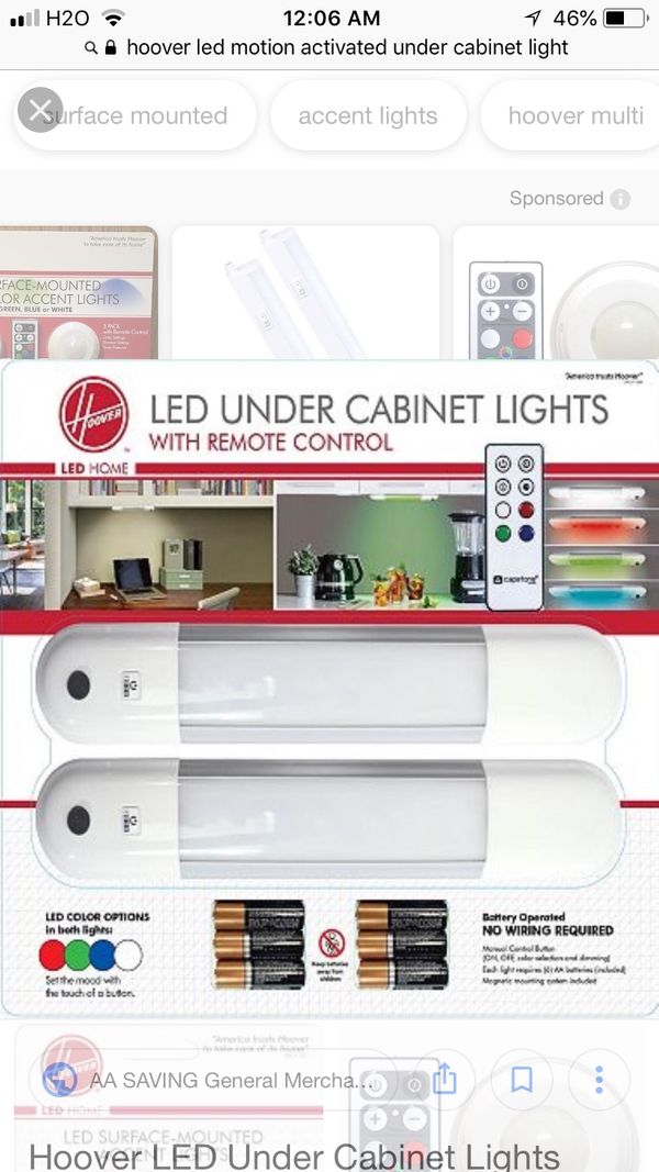 Hoover Led 2 Pack Under Cabinet Lights For In North Brunswick Hoover Led 2 Pack Under Cabinet Lights