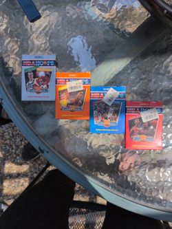 complete 4-box set of 1990-91 NBA Hoops Collect-A-Books (Series I) vintage basketball collectible