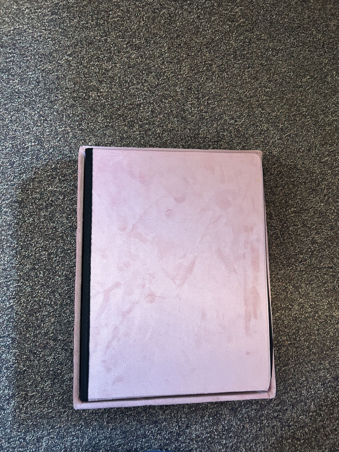Pink ottoman