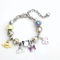 Hello kitty friends charm bracelet