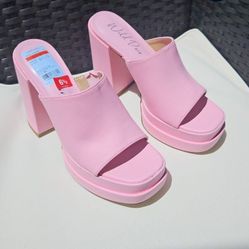 Pink Heel Sandal 