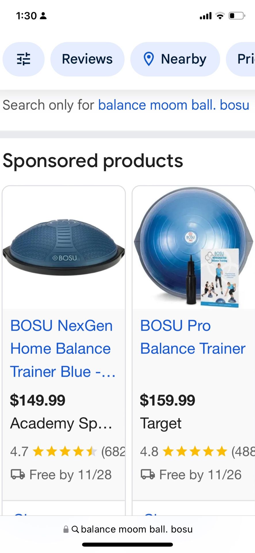 Sports ball Exercise