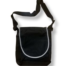 Basic Black Utility Bag W/ Adjustable Strap 14x13 