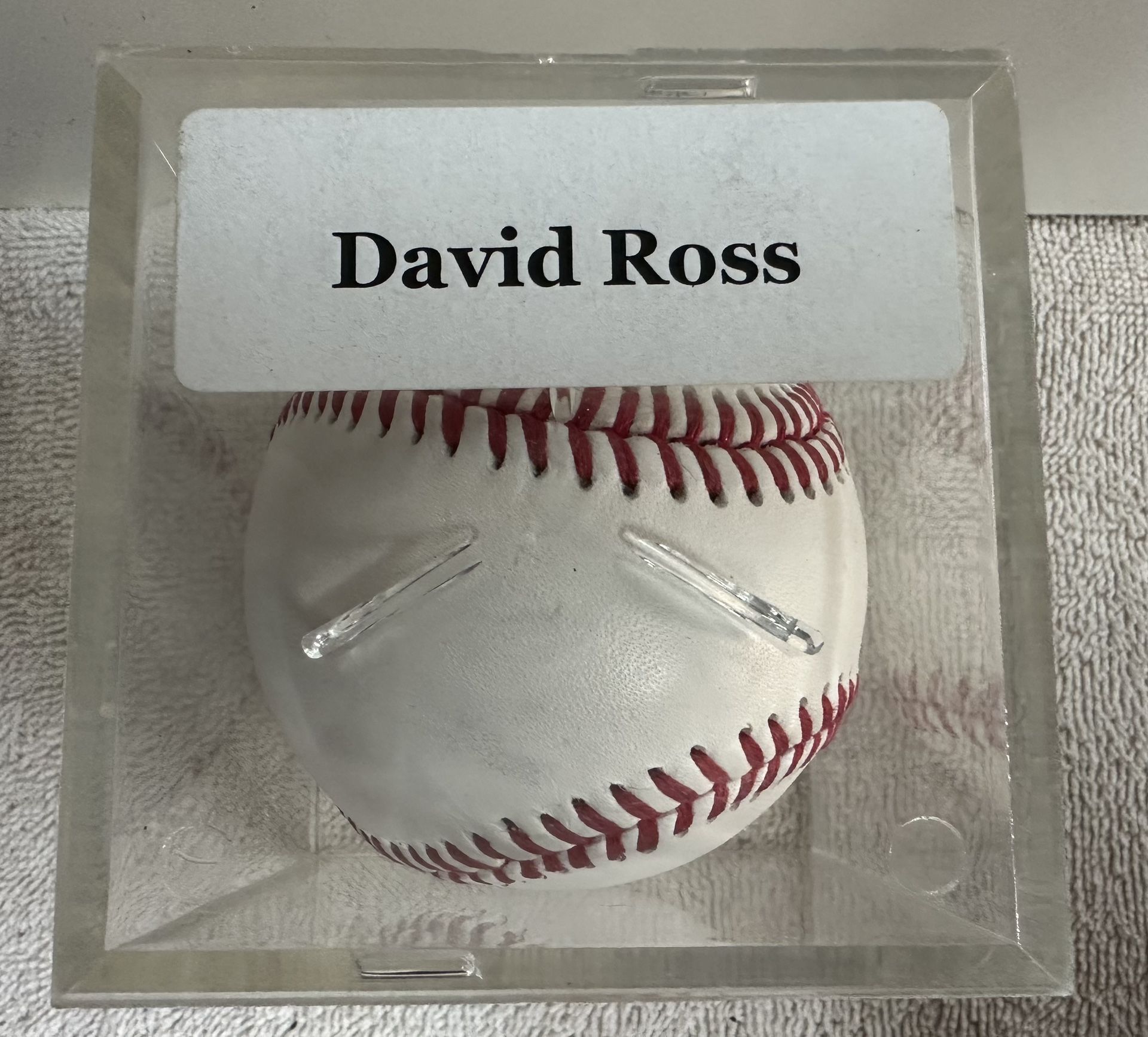 David Ross Signed Baseball