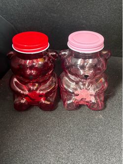 Glass Bear Jars