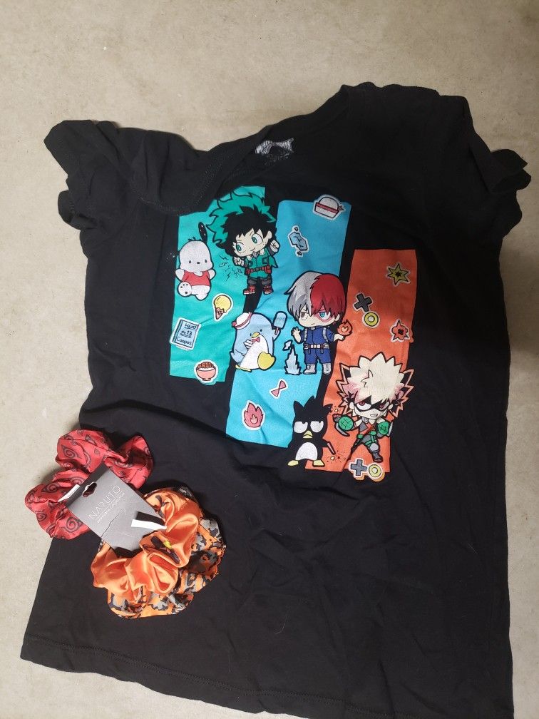 Medium Anime Top, New Naruto Scrunchies