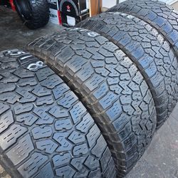 4 used tires Lt37x12.50r18 Falken Wldpeak AT3 $250.00 all 4