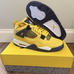 Nike Air Jordan 4 Retro “Lightning” Sz 10.5 Brand New